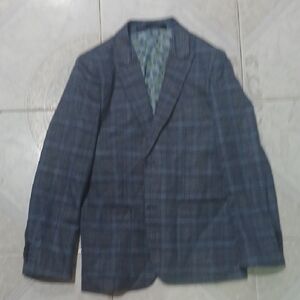 Unlisted Navy Checkered Blazer